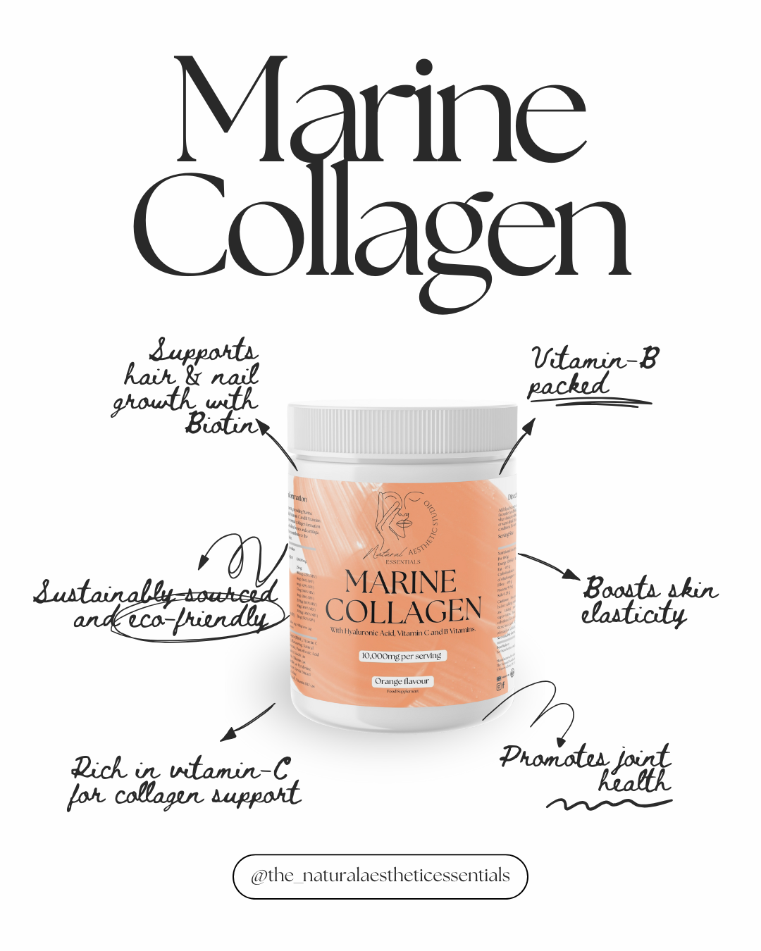Marine Collagen - Orange Flavour